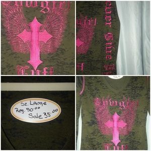 Cowgirl Tuff. Long sleeve shirt